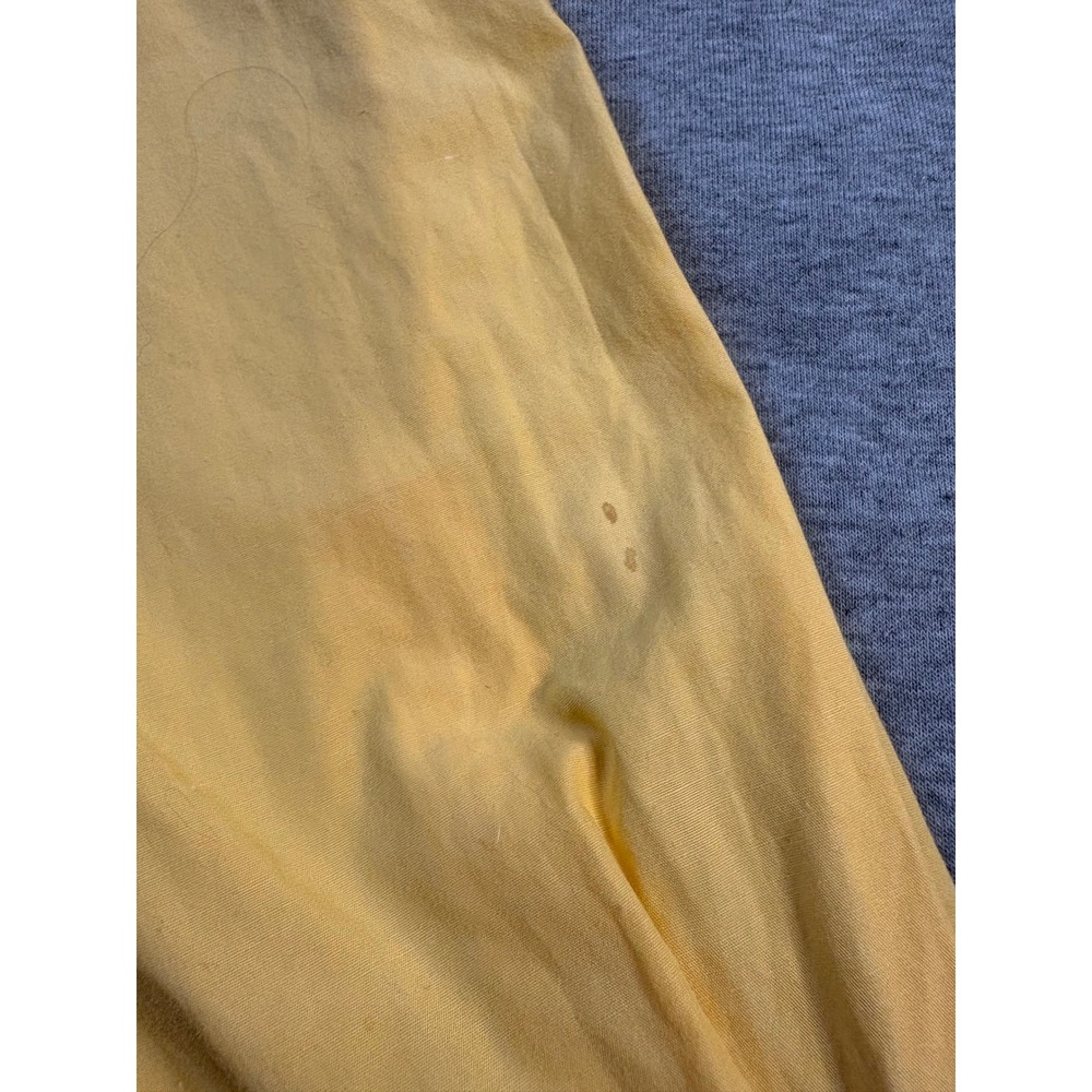 Vintage Burberrys of London Mens Yellow Cotton Button Down Shirt Large USA Made - Picture 7 of 15